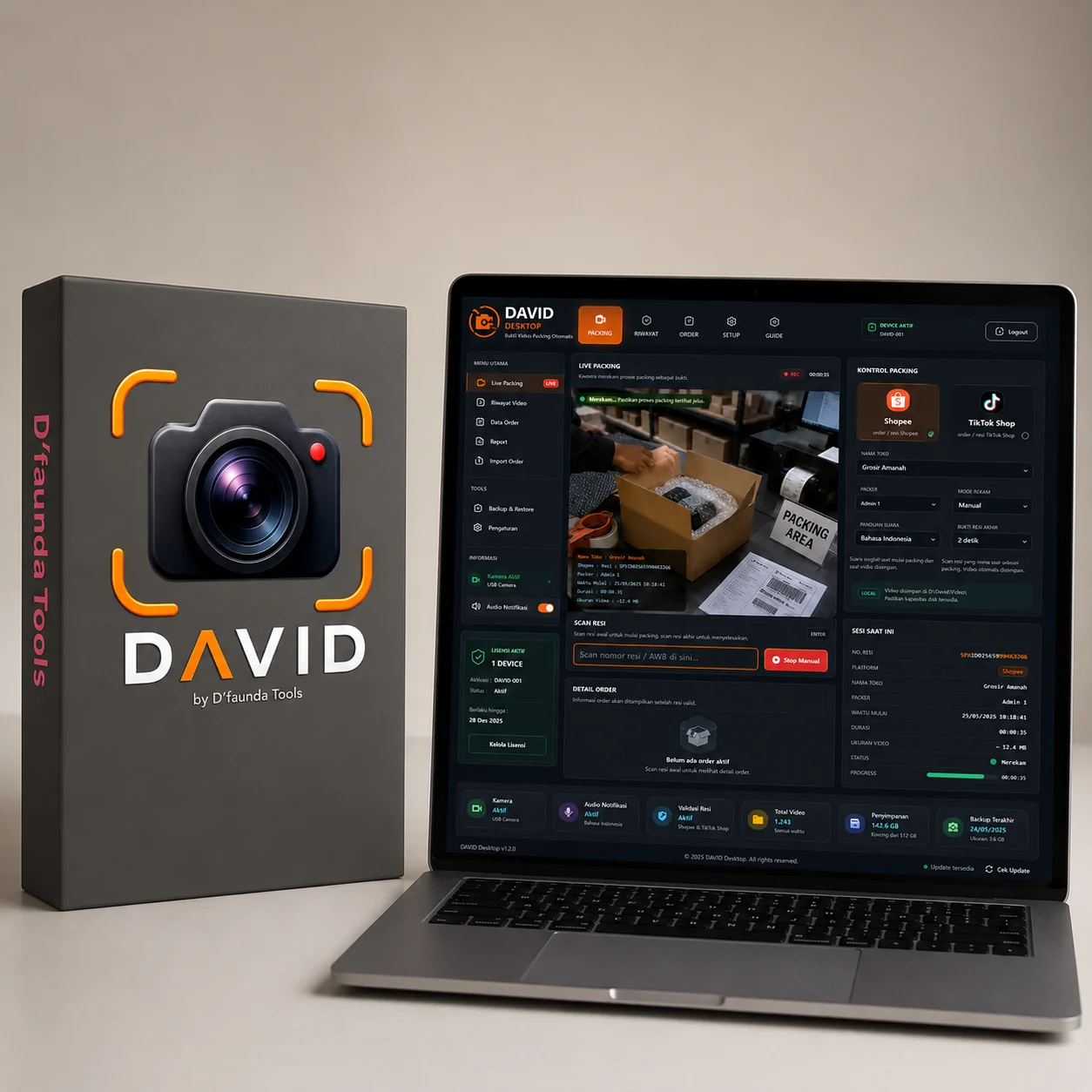 DAVID Packing Proof System